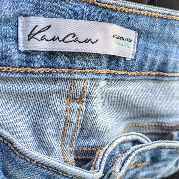 SOLD Kancan High Rise Side Seam Capri Jeans sz 31 (fits 12/14) for Maurice's - Picture 4 of 5